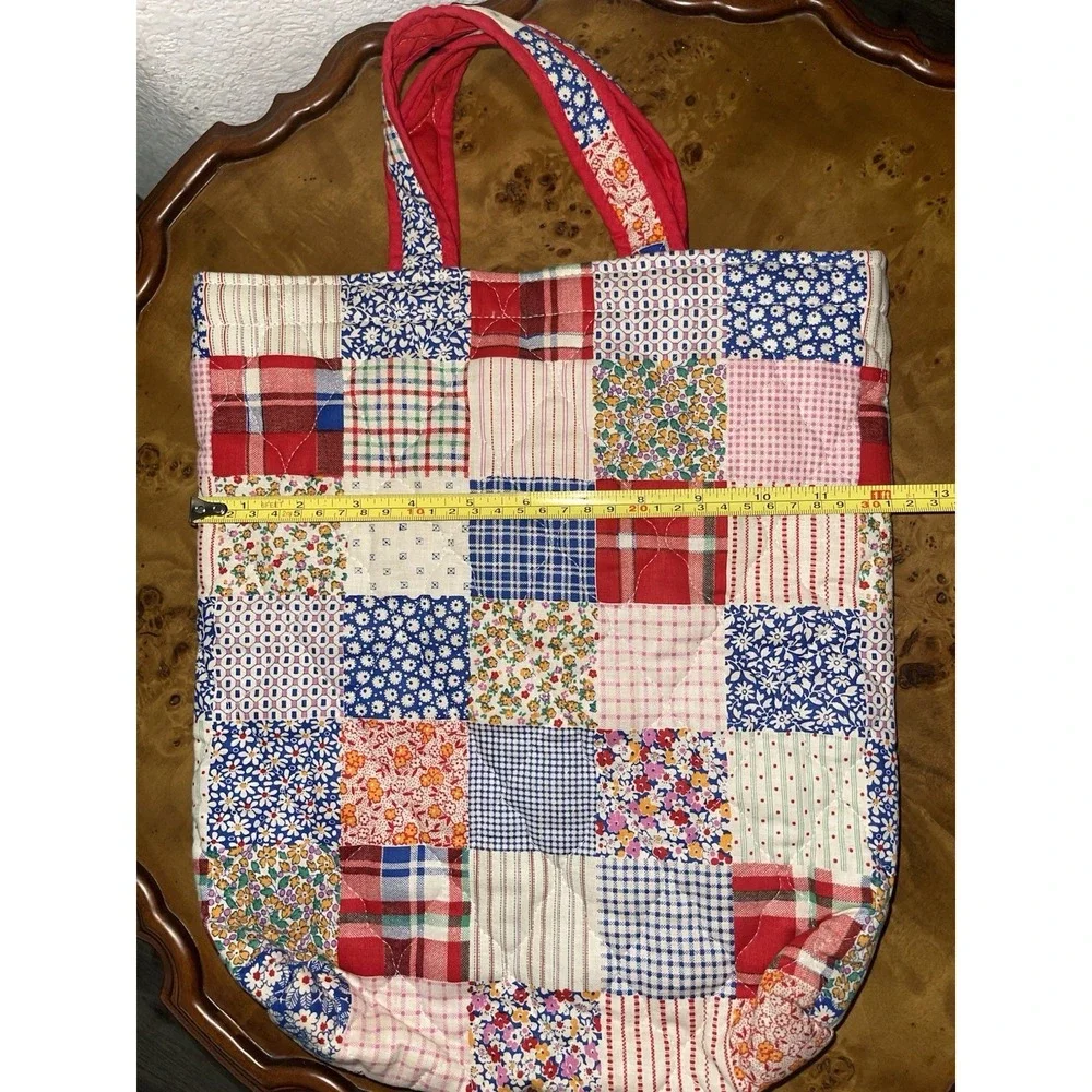 Vintage Patchwork Bag / Tote Quilt pattern Hobo Hippie By Now Design Snap Close